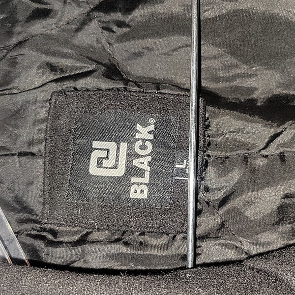 CJ BLACK Unisex Black L Pea Coat Fully‎ Lined Wool Heavy See description - Picture 2 of 5